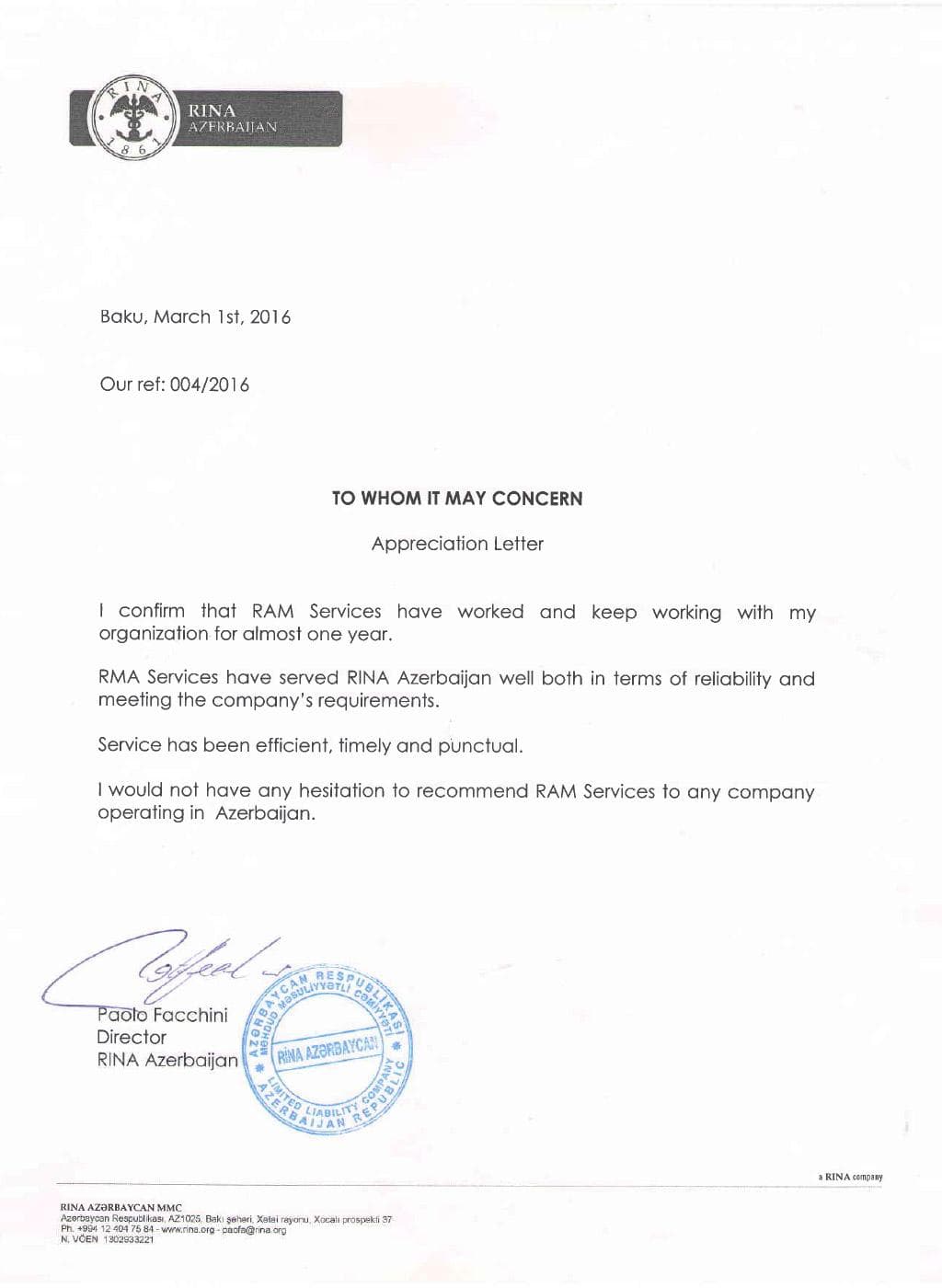 Müştəri Məmnuniyyəti Mükafatı